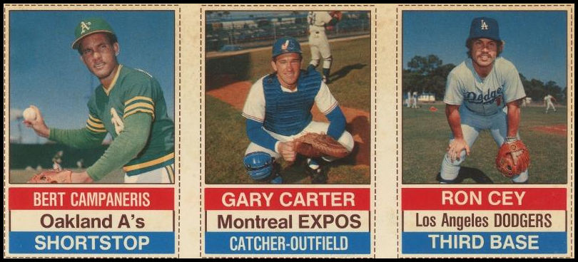 21 Bert Campaneris Gary Carter Ron Cey